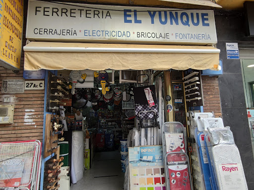 Ferretería El Yunque sevilla calle sinai numero 27